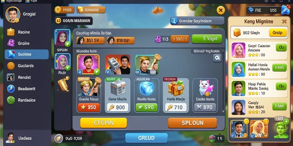 Sistem reward yang menguntungkan bagi pemain aktif.