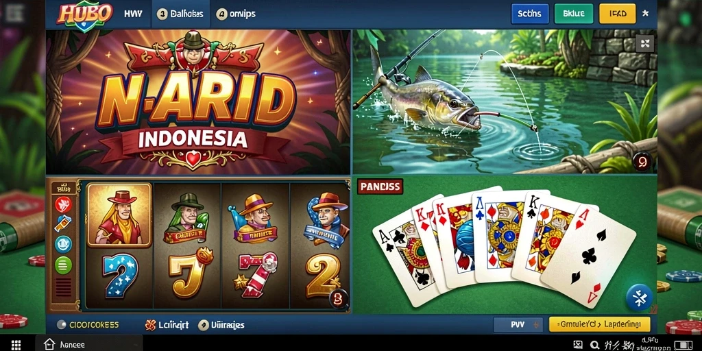 Berbagai permainan menarik untuk semua jenis pemain.