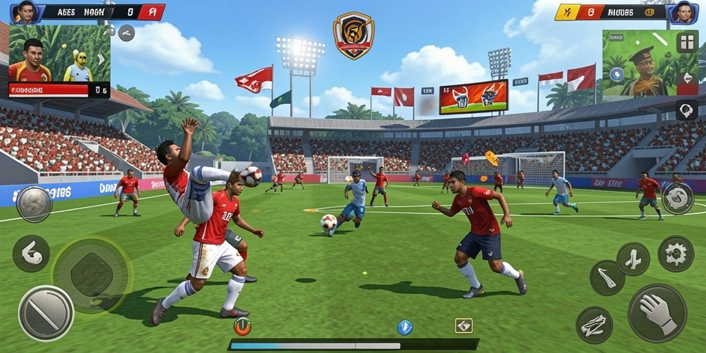 Screenshot fitur interaksi komunitas dalam MANDALA77.