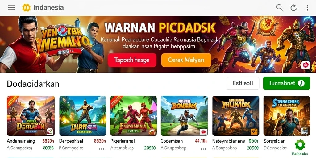 Ragam permainan yang menghibur dan menantang.